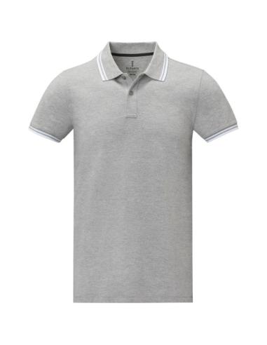 Polo de manga corta con ribete para hombre N00880183