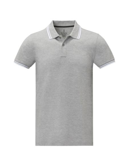 Polo de manga corta con ribete para hombre N00880183