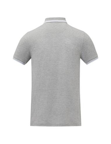 Polo de manga corta con ribete para hombre N00880183