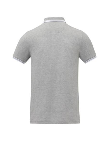 Polo de manga corta con ribete para hombre N00880183