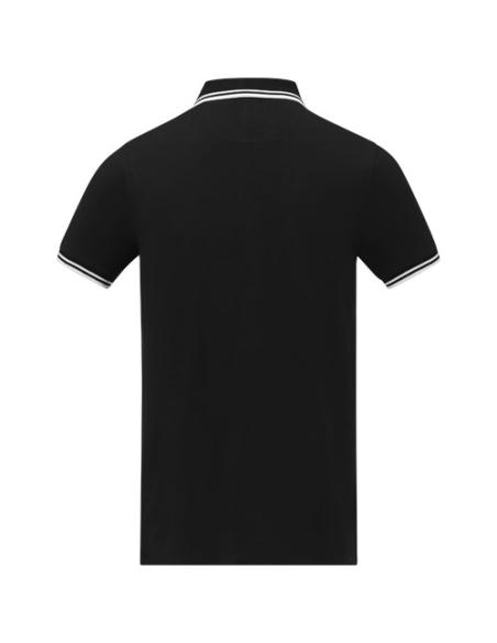 Polo de manga corta con ribete para hombre N00980183
