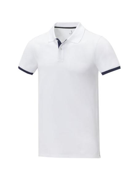 Polo de manga corta de dos tonos para hombre N01001183