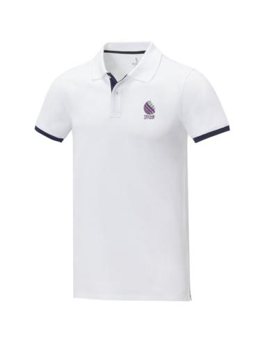 Polo de manga corta de dos tonos para hombre N01001183