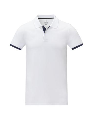 Polo de manga corta de dos tonos para hombre N01001183