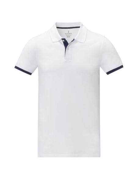 Polo de manga corta de dos tonos para hombre N01001183