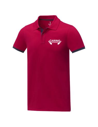 Polo de manga corta de dos tonos para hombre N01201183