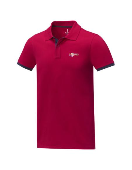 Polo de manga corta de dos tonos para hombre N01201183