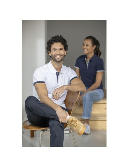 Polo de manga corta de dos tonos para hombre N01201183