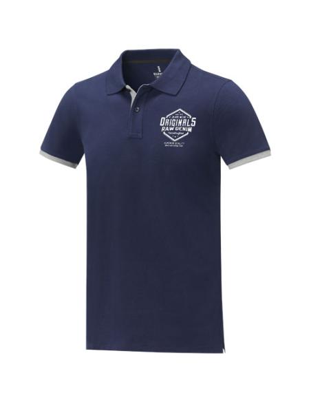 Polo de manga corta de dos tonos para hombre N05501183