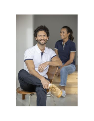 Polo de manga corta de dos tonos para hombre N05501183