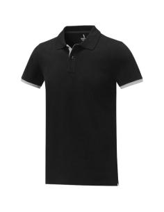 Polo de manga corta de dos tonos para hombre N01001183