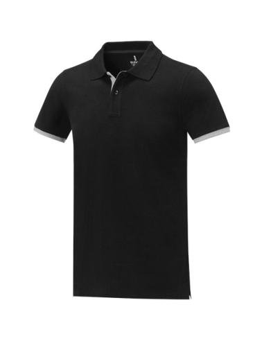 Polo de manga corta de dos tonos para hombre N00901183