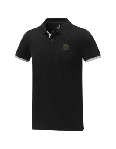 Polo de manga corta de dos tonos para hombre N00901183