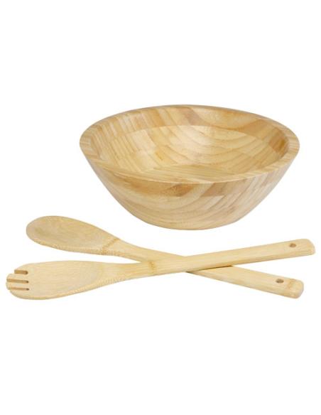 Ensaladera y cubiertos de bambú N60862311