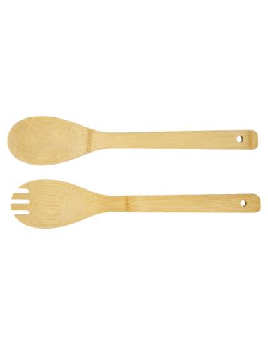 Ensaladera y cubiertos de bambú N60862311