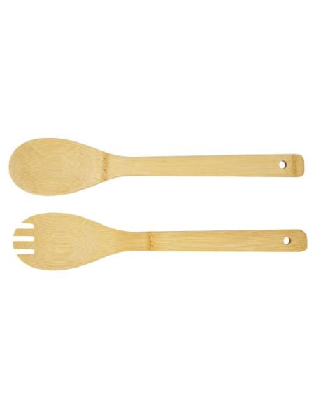 Ensaladera y cubiertos de bambú N60862311