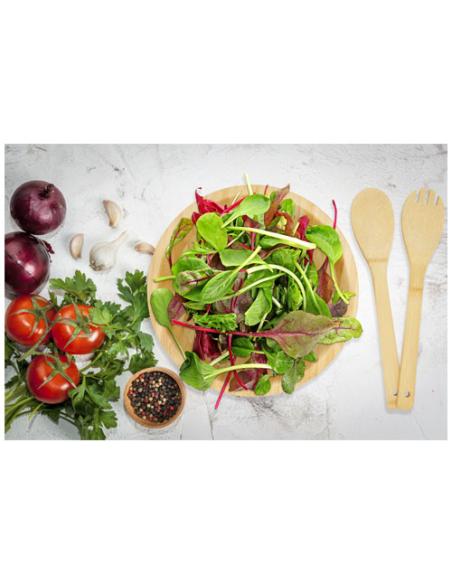 Ensaladera y cubiertos de bambú N60862311