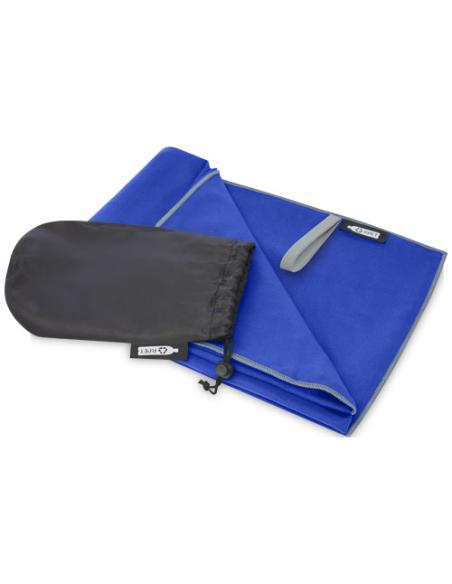 Toalla ultraligera y de secado rápido de PET reciclado 130 x 80 cm N25210721