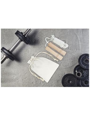 Cuerda de saltar de madera en bolsa de algodón N20020721
