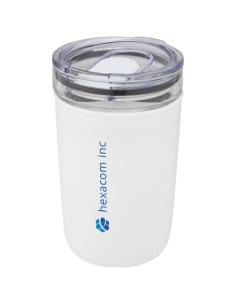 Vaso de vidrio de 420 ml con pared exterior de plástico reciclado N10576001 2