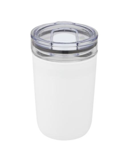 Vaso de vidrio de 420 ml con pared exterior de plástico reciclado N10576001