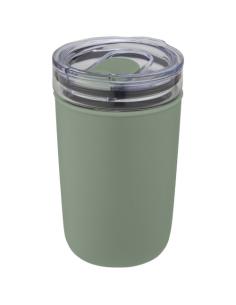 Vaso de vidrio de 420 ml con pared exterior de plástico reciclado N10576001