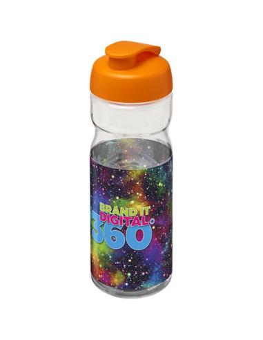 Bidón deportivo de 650 ml con tapa Flip H2O Active® N01634012