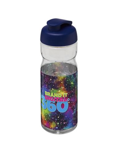 Bidón deportivo de 650 ml con tapa Flip H2O Active® N11634012