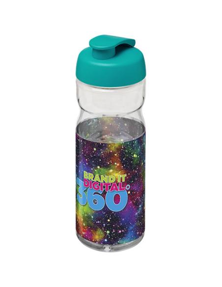 Bidón deportivo de 650 ml con tapa Flip H2O Active® N21634012