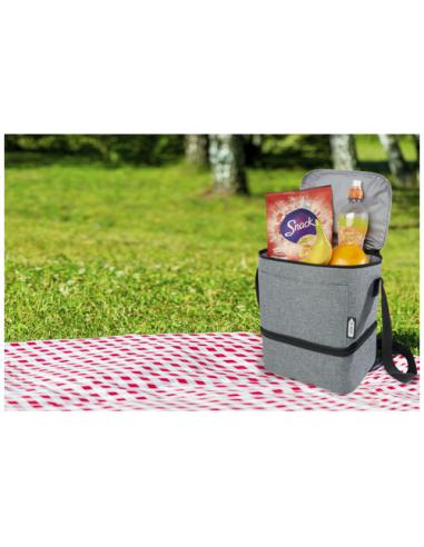 Bolsa isotérmica para almuerzo y 9 latas de PET reciclado GRS N08516021