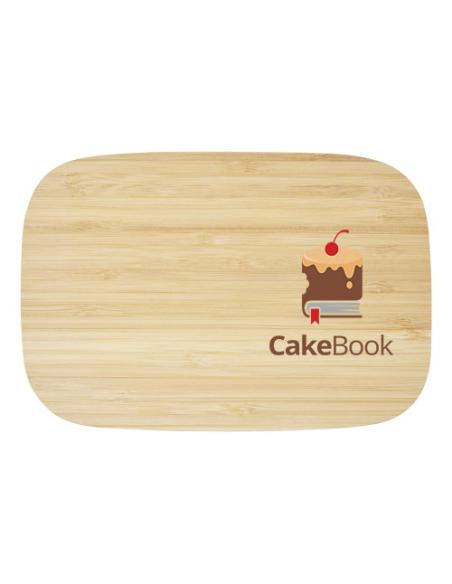 Fiambrera de acero inoxidable con tapa de bambú N60572311