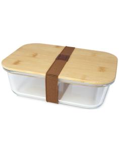 Fiambrera de vidrio con tapa de bambú N60672311