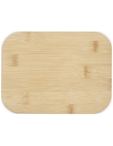 Fiambrera de vidrio con tapa de bambú N60672311