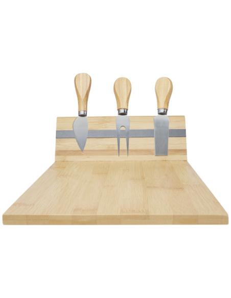Tabla de quesos imantada con acesorios de bambú N60203311