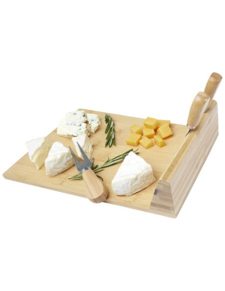 Tabla de quesos imantada con acesorios de bambú N60203311
