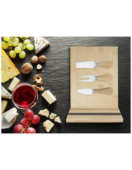 Tabla de quesos imantada con acesorios de bambú N60203311