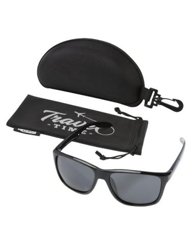 Gafas de sol deportivas polarizadas en estuche de plástico reciclado N09720721