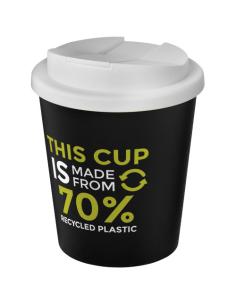 Vaso reciclado de 250 ml con tapa antigoteo N00554012 2