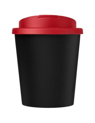 Vaso reciclado de 250 ml con tapa antigoteo N10554012