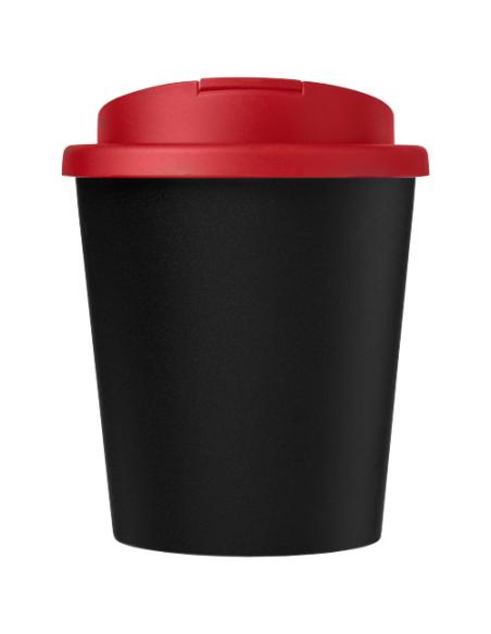 Vaso reciclado de 250 ml con tapa antigoteo N10554012