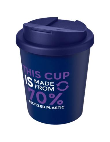 Vaso reciclado de 250 ml con tapa antigoteo N25554012