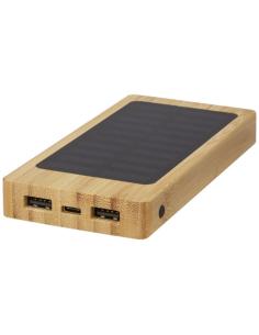 Batería externa solar de bambú de 8000 mAh N20752421