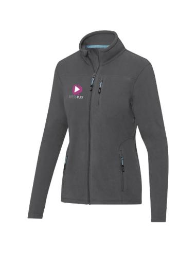 Chaqueta polar con cremallera entera reciclada GRS para mujer N02803573