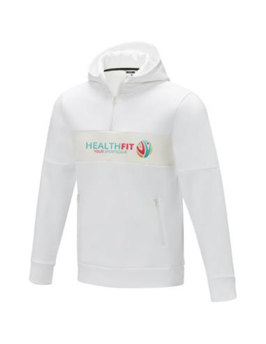 Jersey anorak con capucha con media cremallera para hombre N01027493