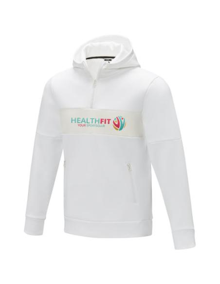 Jersey anorak con capucha con media cremallera para hombre N01027493