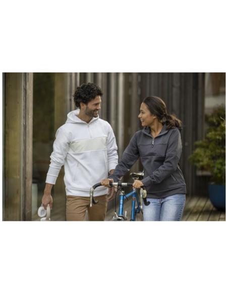 Jersey anorak con capucha con media cremallera para hombre N01027493