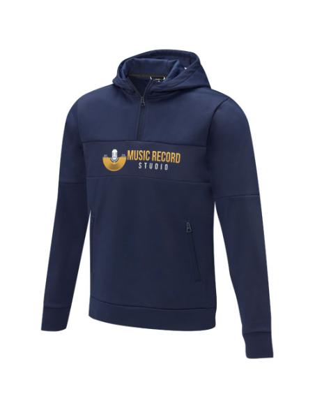 Jersey anorak con capucha con media cremallera para hombre N05527493