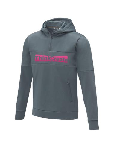 Jersey anorak con capucha con media cremallera para hombre N02827493