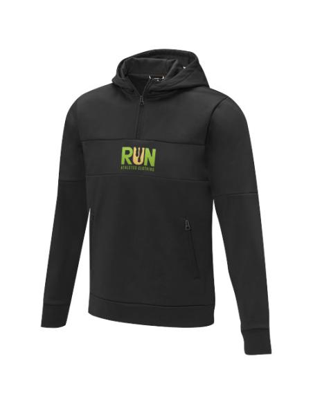 Jersey anorak con capucha con media cremallera para hombre N00927493