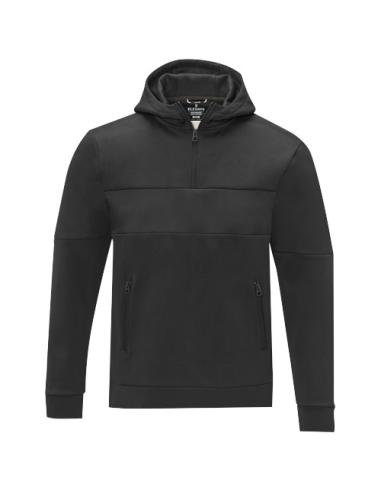 Jersey anorak con capucha con media cremallera para hombre N00927493